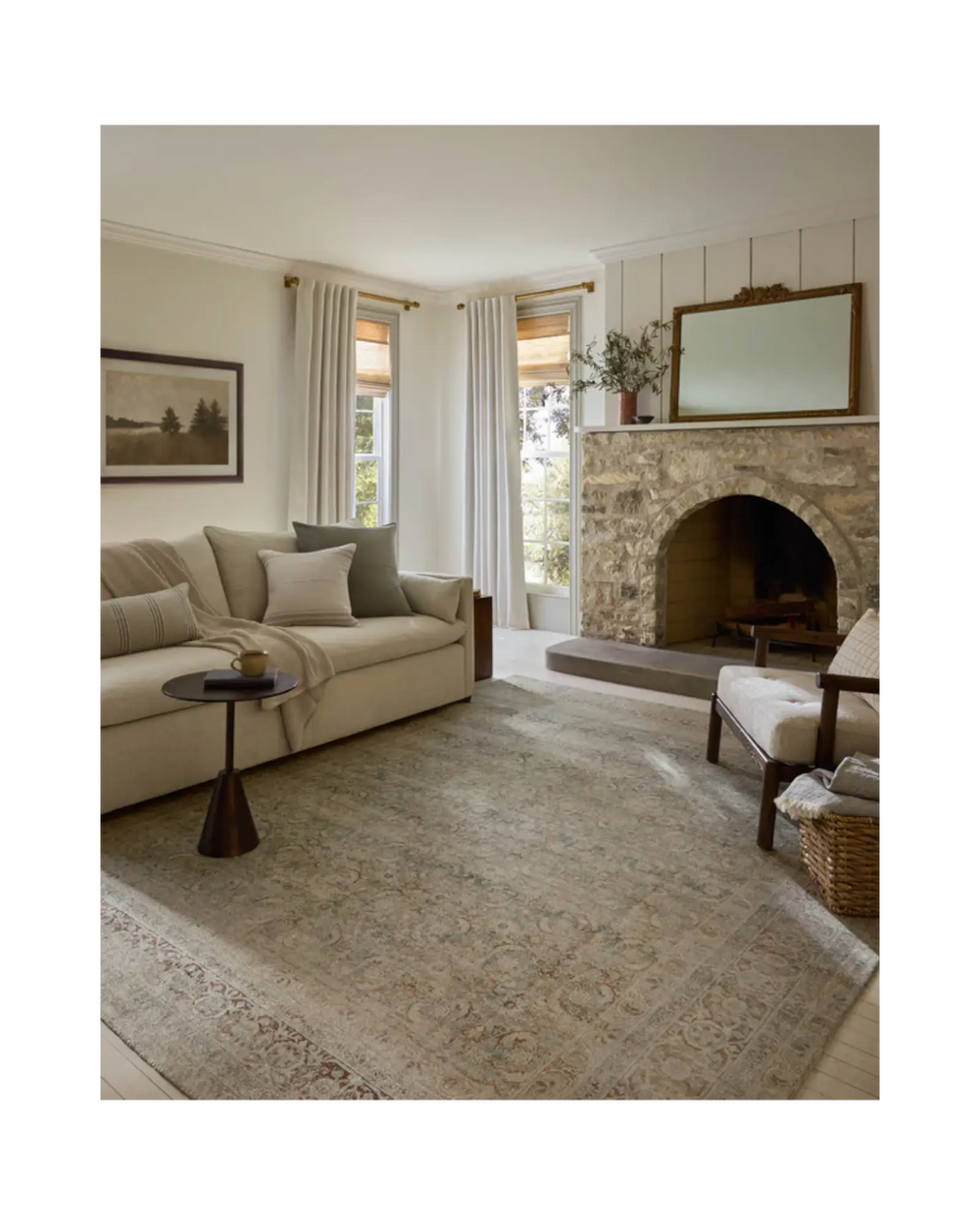 WIMBERLY Sky / Copper Tapis - Maison Olive