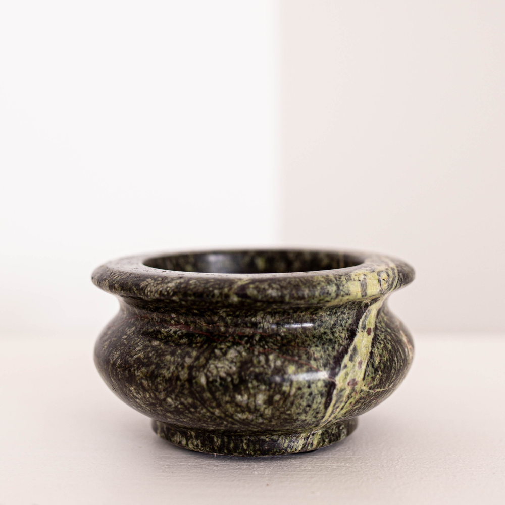 STEFAN Bol en pierre verte de Bidasar - Maison Olive