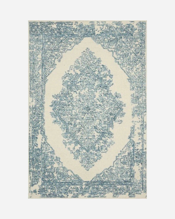 ANNIE White / Blue - Maison Olive - Tapis