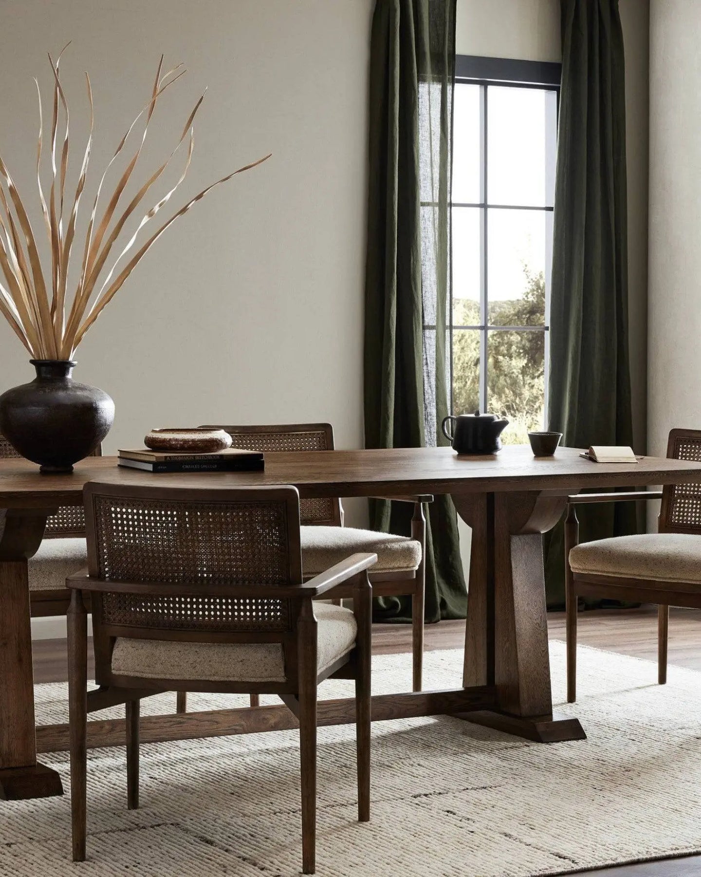 Aswmin Table ASHWIN Table de Cuisine - Maison Olive