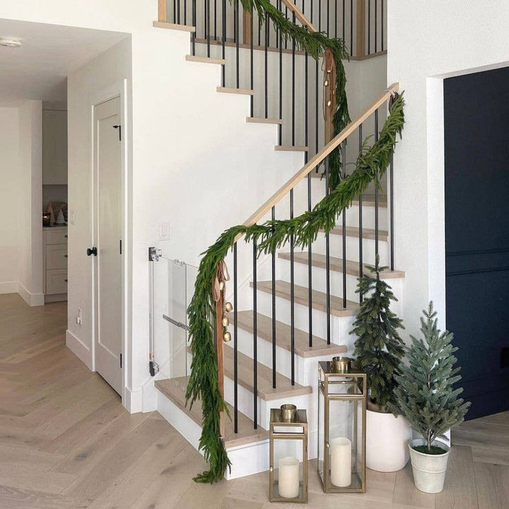 Guirlande de Noël en pin Norfolk Real Touch by Luxe B Co. 15 pieds - Maison Olive