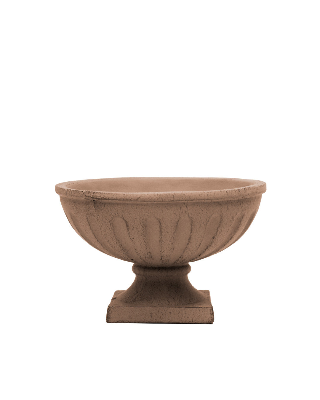 Bol décoratif antique brun en terre cuite – vue 2