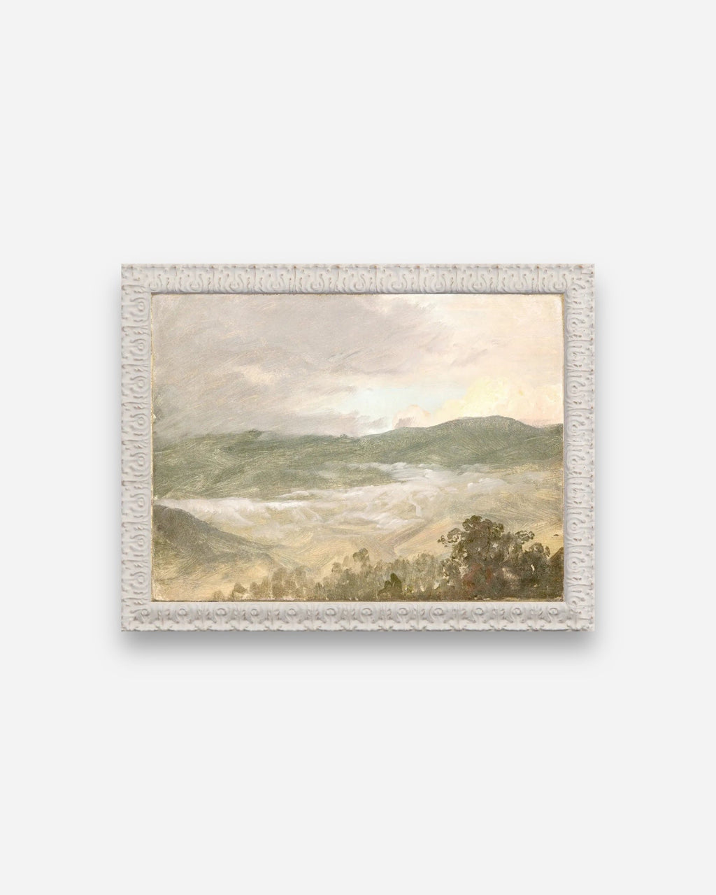 Church Landscape C. 1865 - Petite - Maison Olive - Tableaux et Cadres