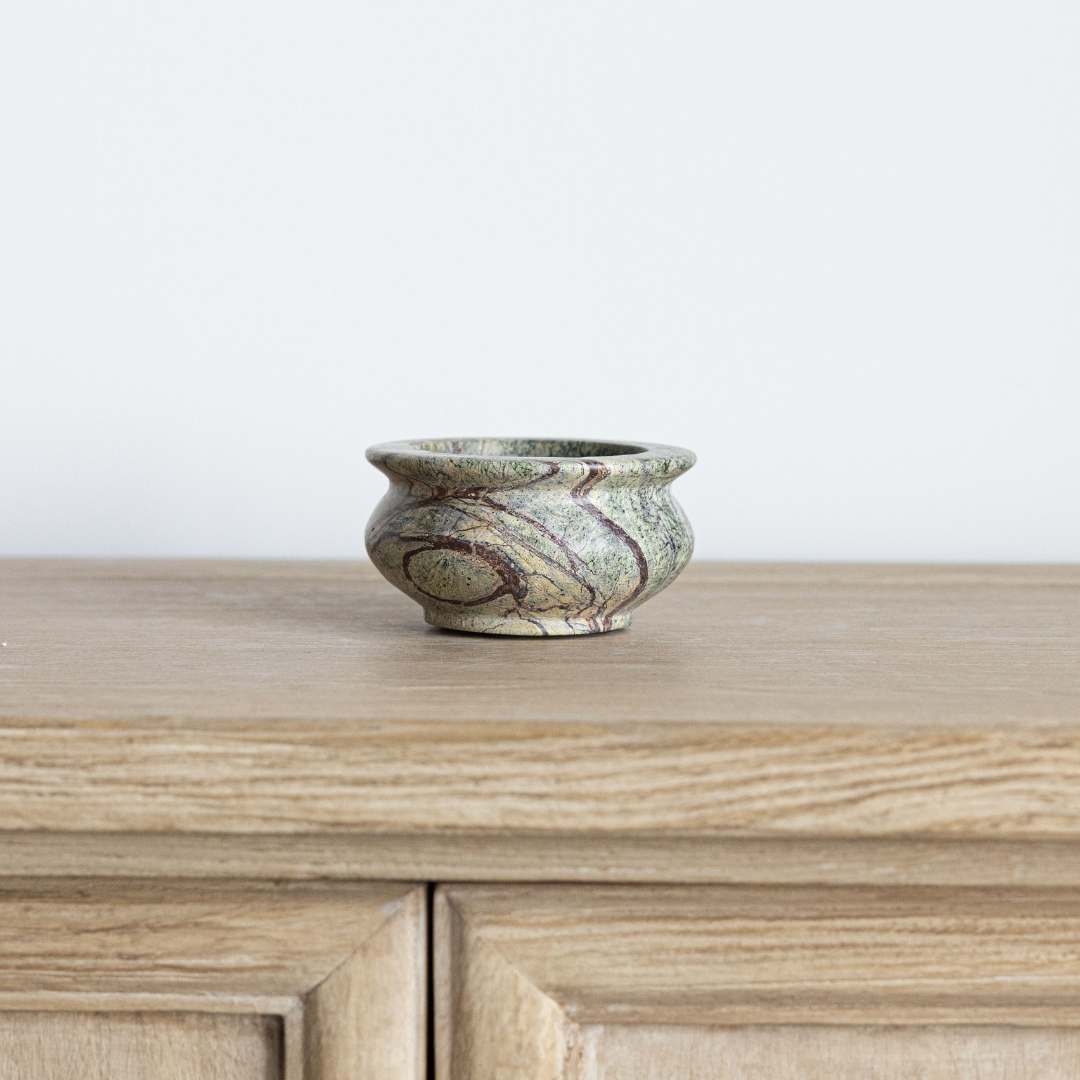 STEFAN Bol en pierre verte de Bidasar - Maison Olive