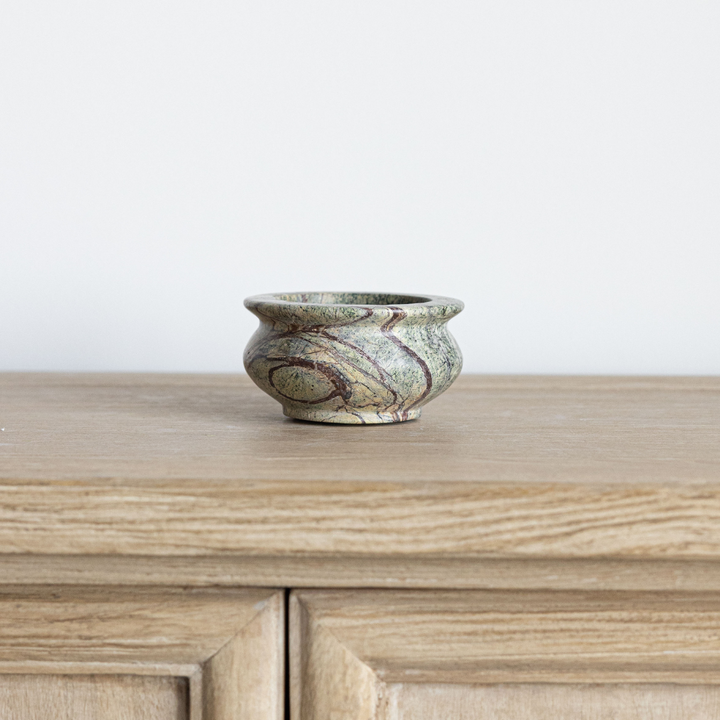 STEFAN Bol en pierre verte de Bidasar - Maison Olive