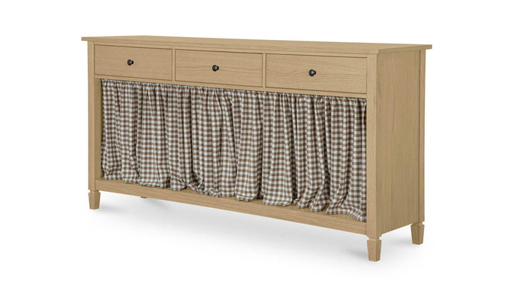 Console ISABELLE, vue de trois quarts du côté gauche
