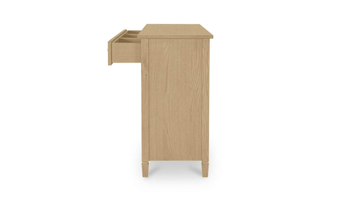 Console ISABELLE de côté avec tiroir ouvert