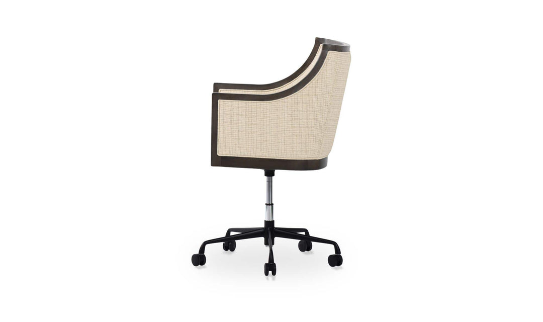 Chaise de bureau FIRTH avoine, vue du côté gauche