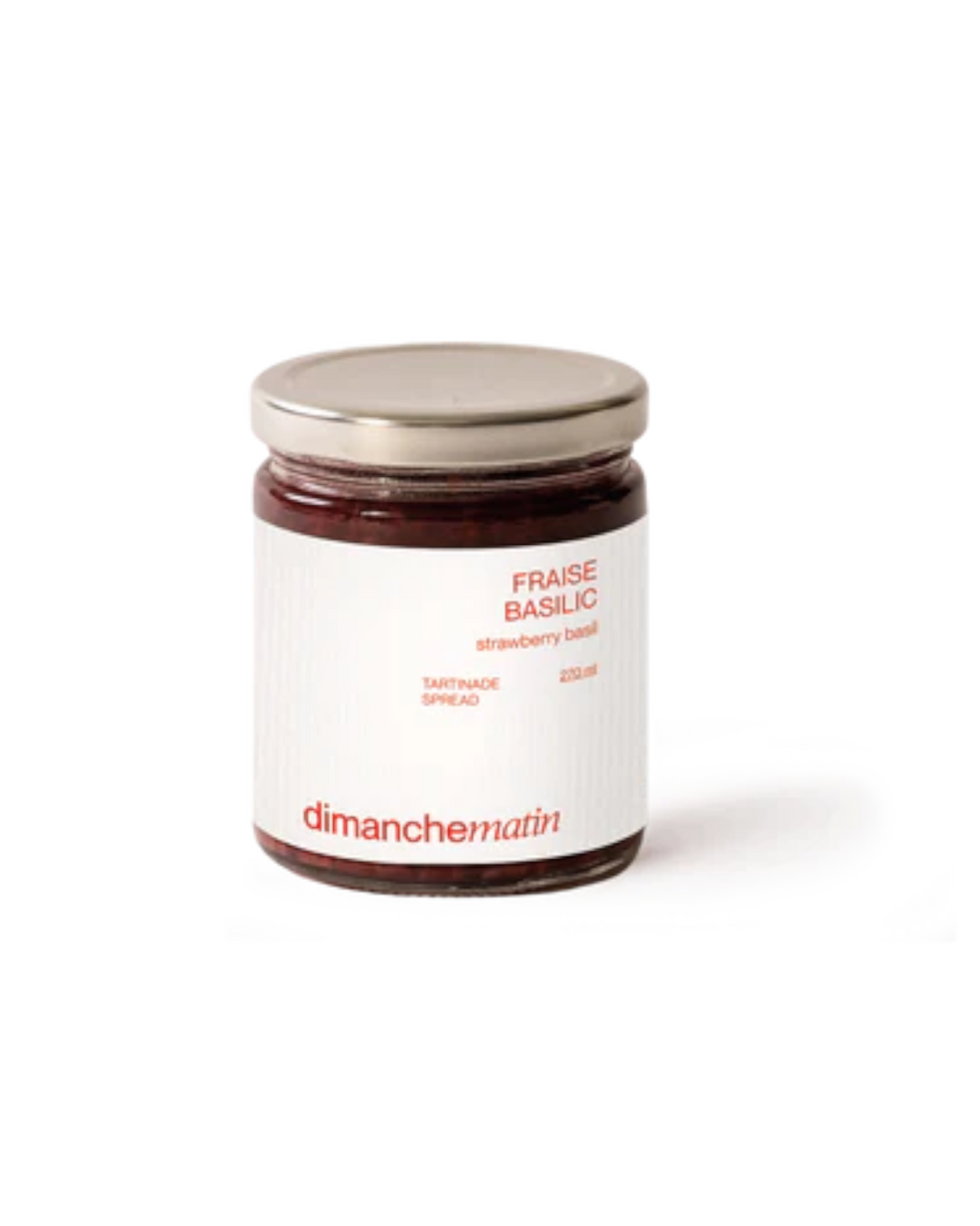 tartinade fraise basilic-fait a la main