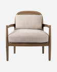 NETTA Chaise d'accent - Laine Flint