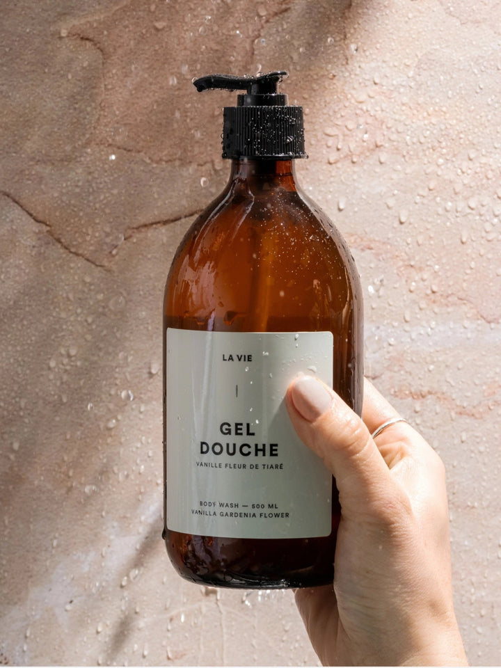 Gel Douche Vanille Fleur de Tiaré - Maison Olive - Gel douche