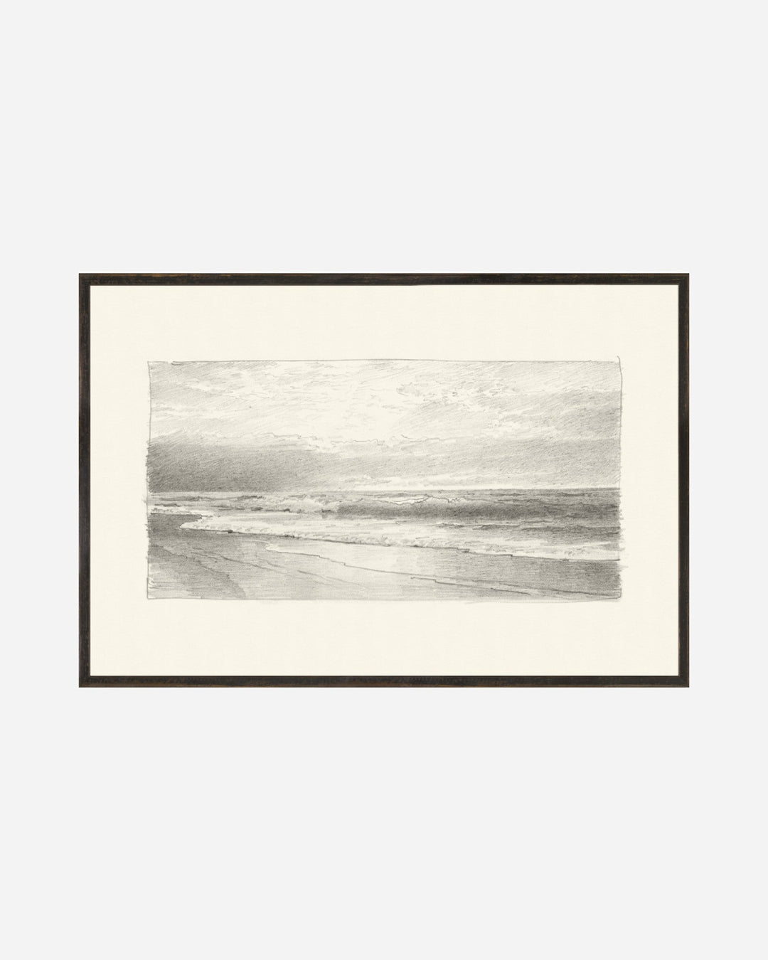 GRAPHITE SEASCAPE II – 1870 - Maison Olive - Tableaux et Cadres