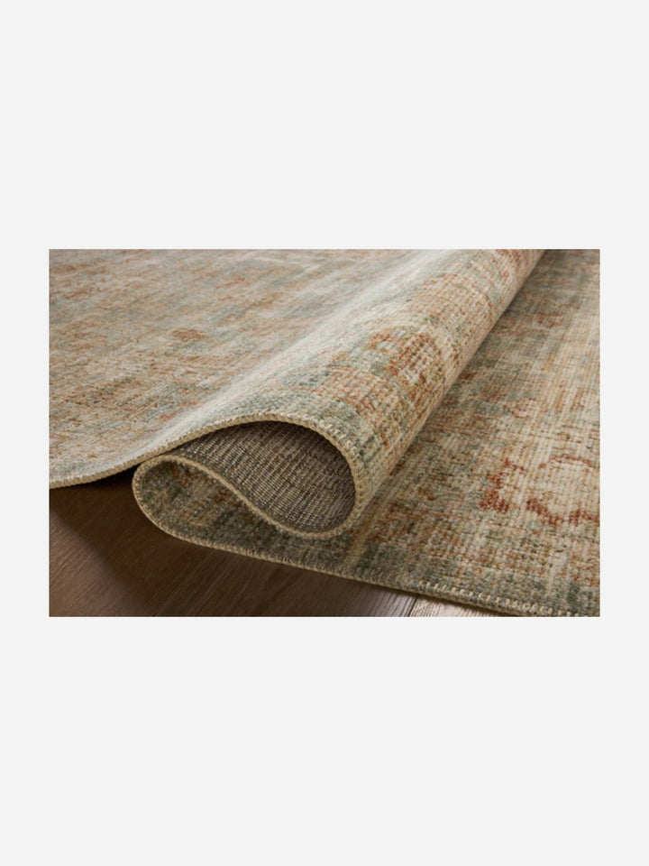 HERITAGE Aqua / Terracotta - Maison Olive - Tapis