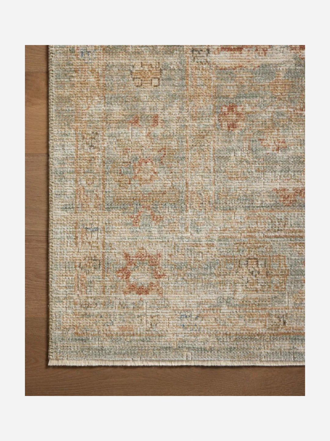 HERITAGE Aqua / Terracotta - Maison Olive - Tapis