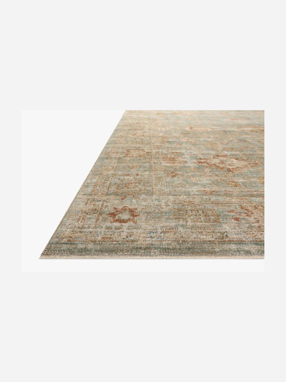 HERITAGE Aqua / Terracotta - Maison Olive - Tapis