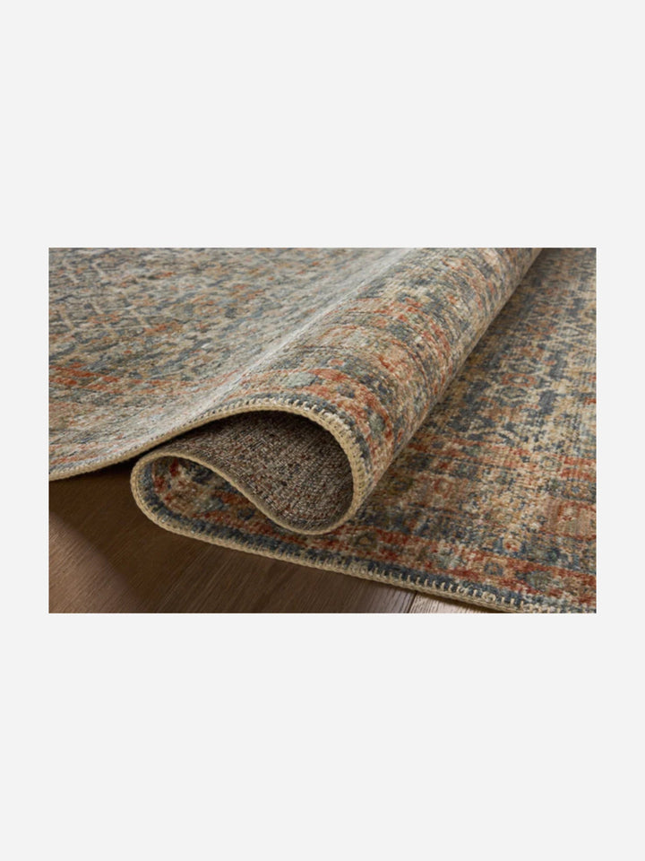 HERITAGE Blue / Rust - Maison Olive - Tapis