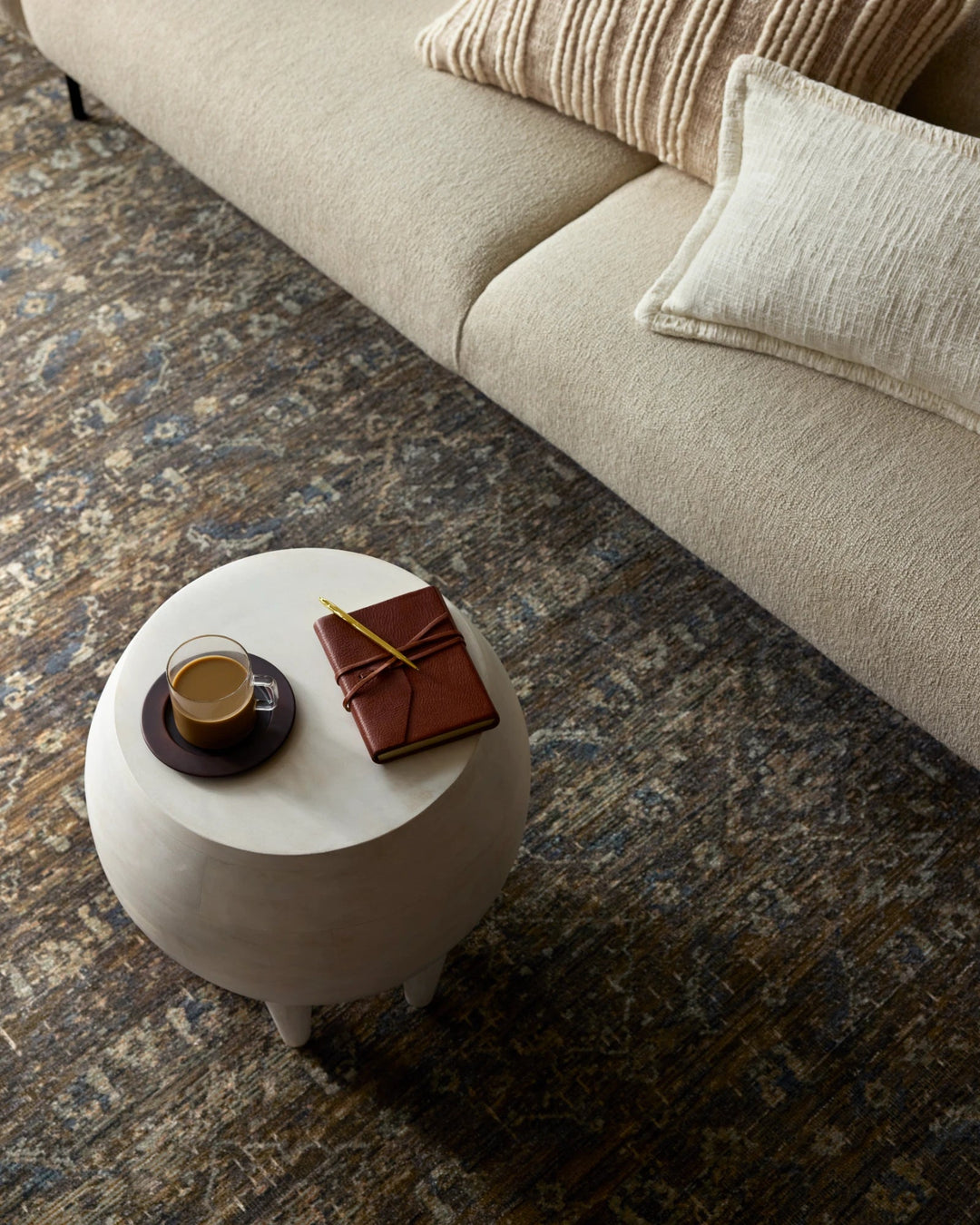 HERITAGE Lagoon / Tabacco - Maison Olive - Tapis