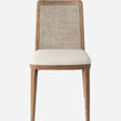 JOLIAN Chaise de salle à manger - Naturel