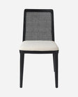 JOLIAN Chaise de salle à manger - Noir