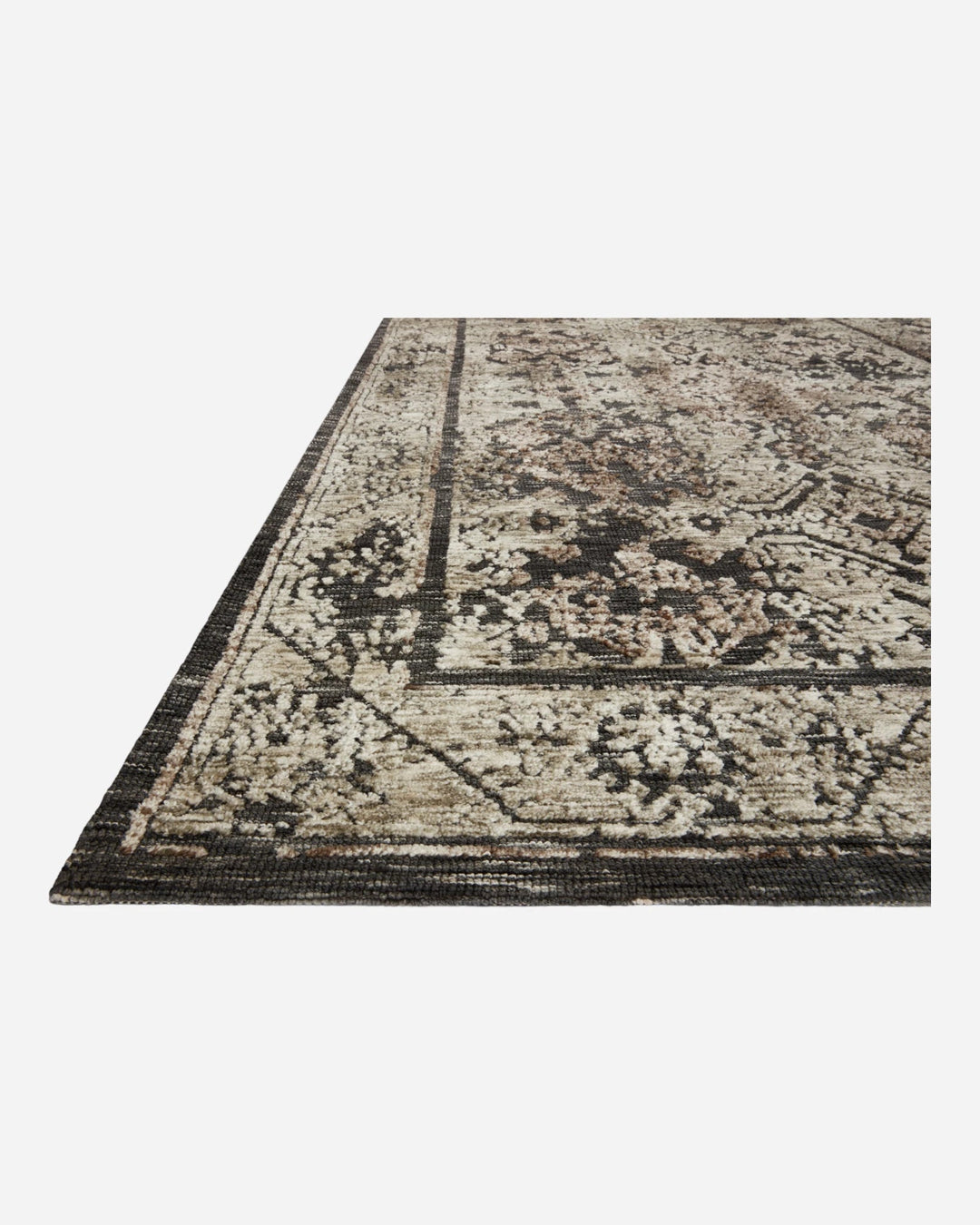 LINDSAY Charcoal / Beige - Maison Olive - Tapis