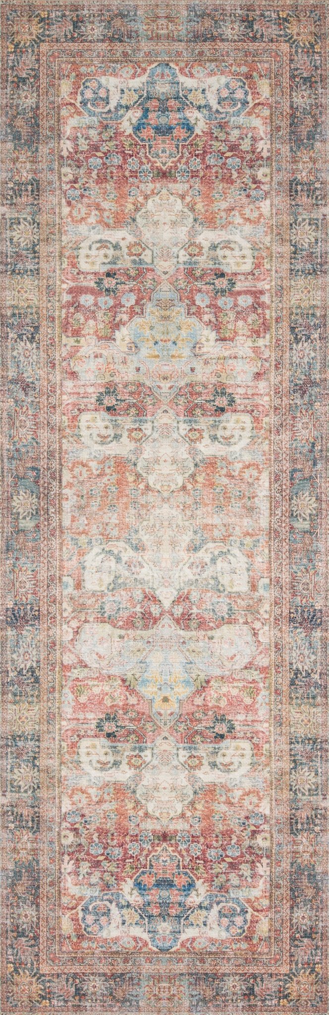 LOREN Brick / Multi - Maison Olive - Tapis