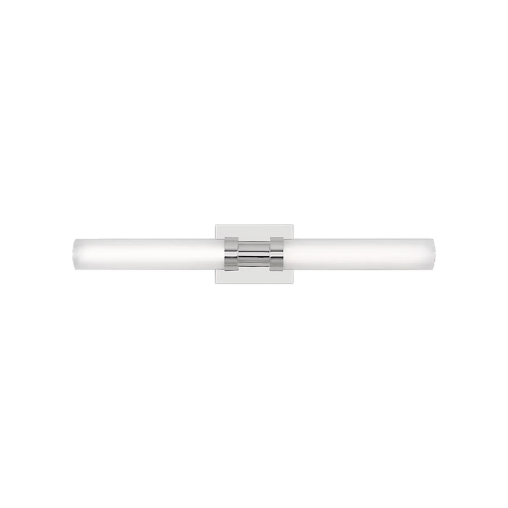 Applique murale Maison Olive tubulaire LED avec diffuseur cylindrique en acrylique pour salle de bain