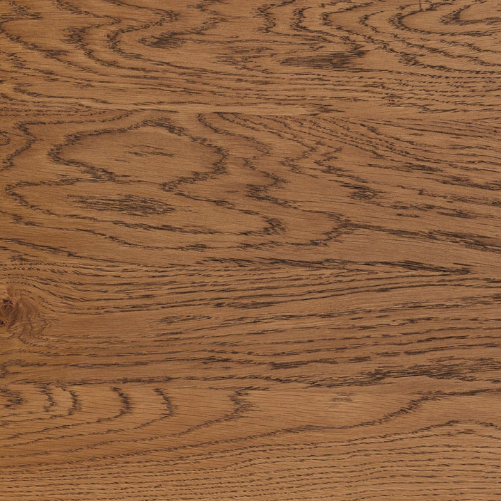 Banc demi-lune en bois de chêne massif Maison Olive, finition naturelle, design moderne.