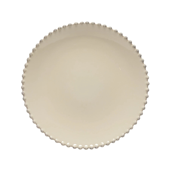 PEARL Stoneware Dinner Plate – Cream – view 1
