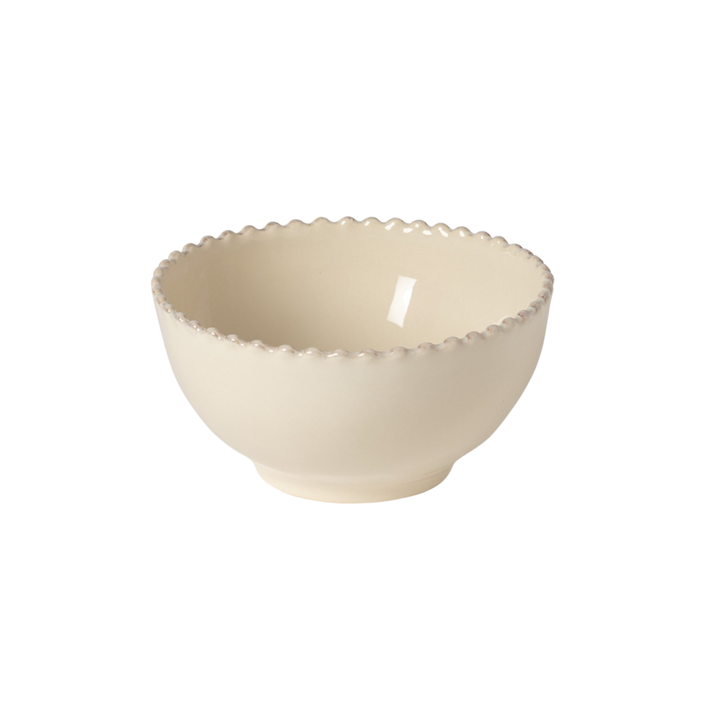 PEARL Bol à soupe et céréales en grès – Crème – vue 1