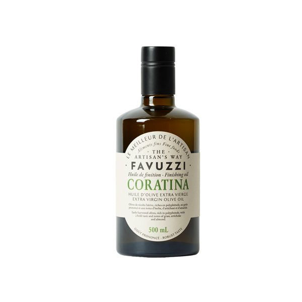 FAVUZZI – Huile d’olive extra vierge de finition Coratina – 500 ml