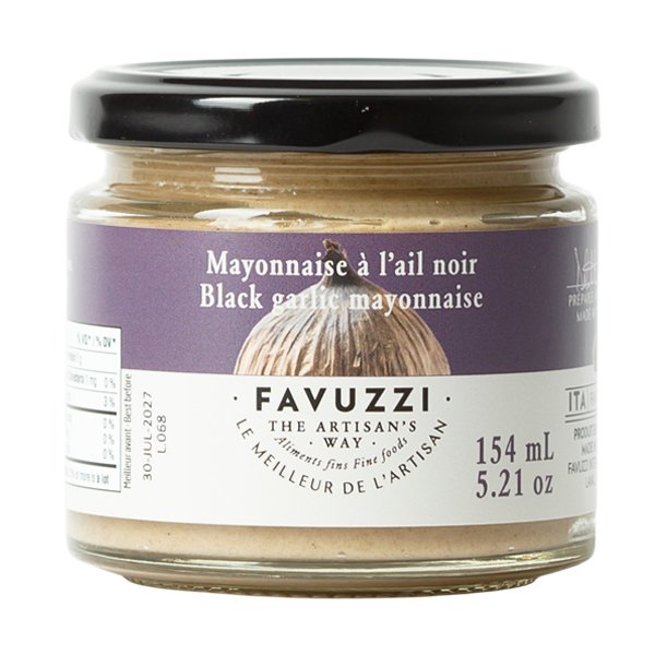 FAVUZZI – Mayonnaise à l’ail noir – 154 ml