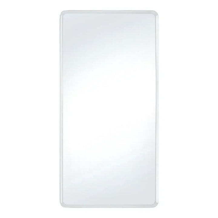 Miroir rectangulaire Maison Olive DANUSKE aux coins arrondis, design minimaliste et épuré de 24 par 36 pouces.