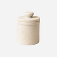POL Beurrier en marbre blanc