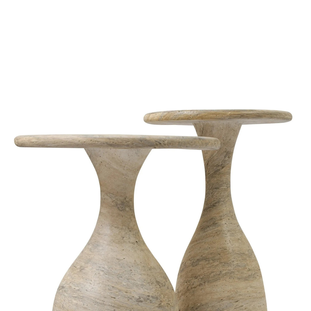 Maison Olive Set de 2 tables d'appoint