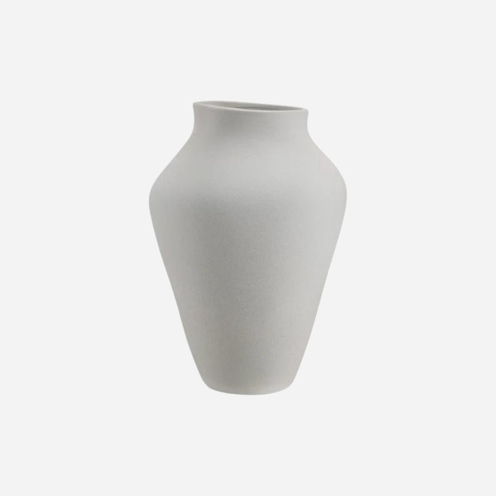 Vase LING Maison Olive en céramique blanc mat au design minimaliste et organique