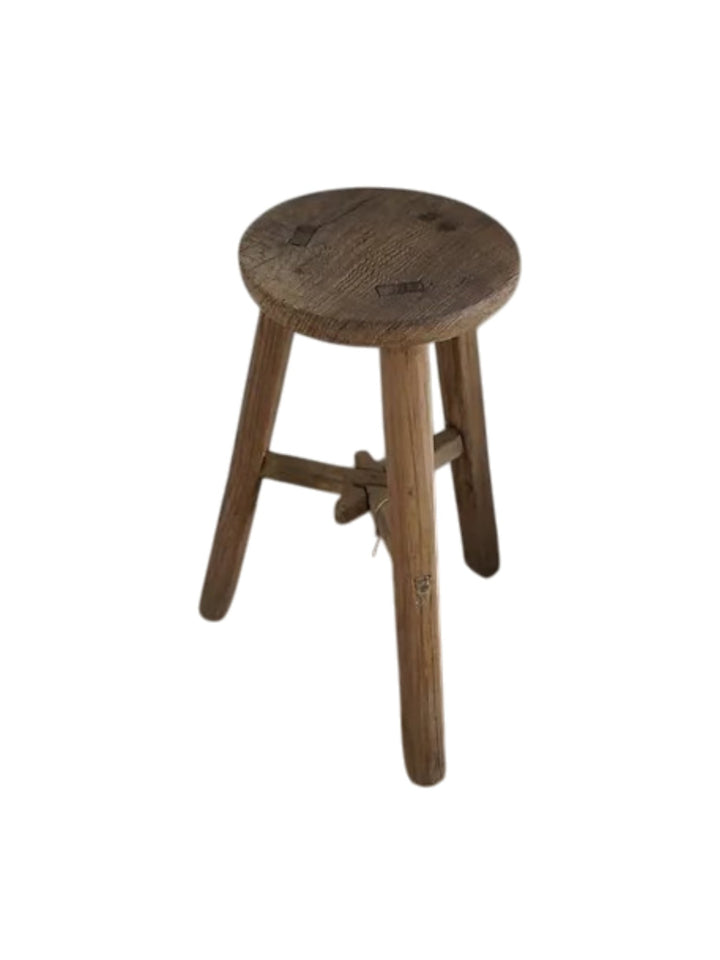 NELLA Tabouret Rond Vintage - Maison Olive - Vintage