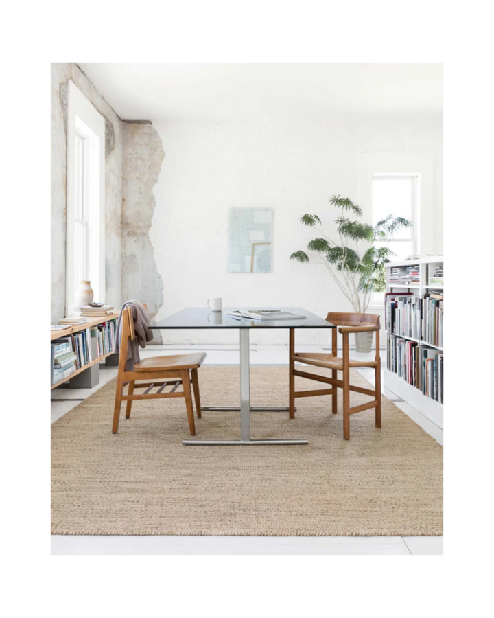 oakwood-tapis laine-coton-tissé main