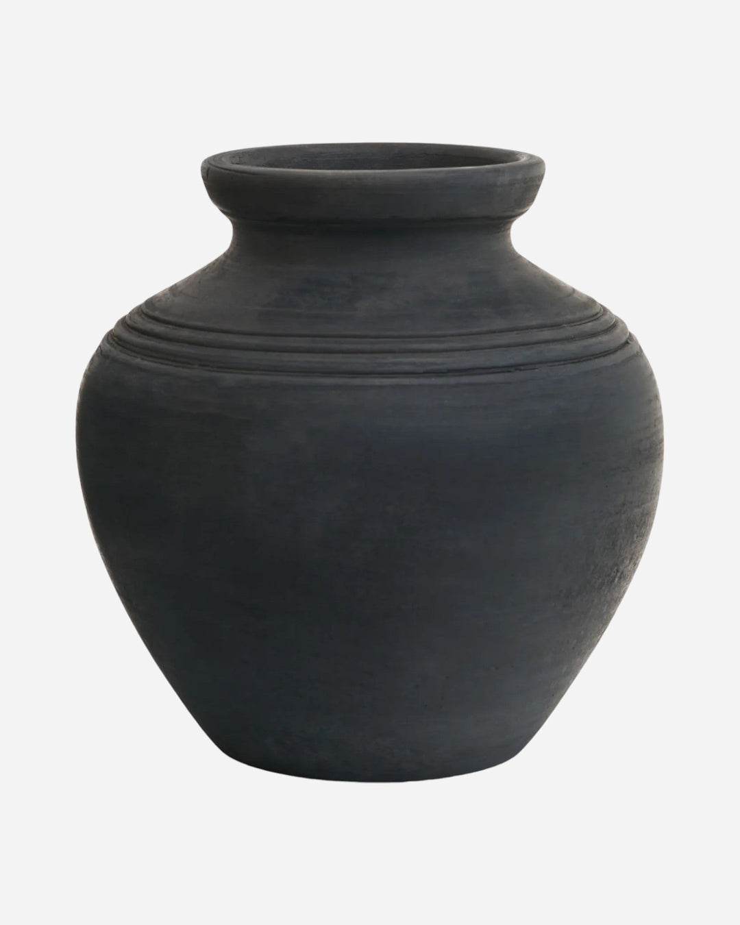 PAULO vase en terre cuite noir - Maison Olive - Vases