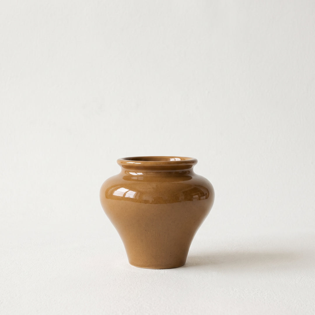 EDLA Vase urne en argile émaillée