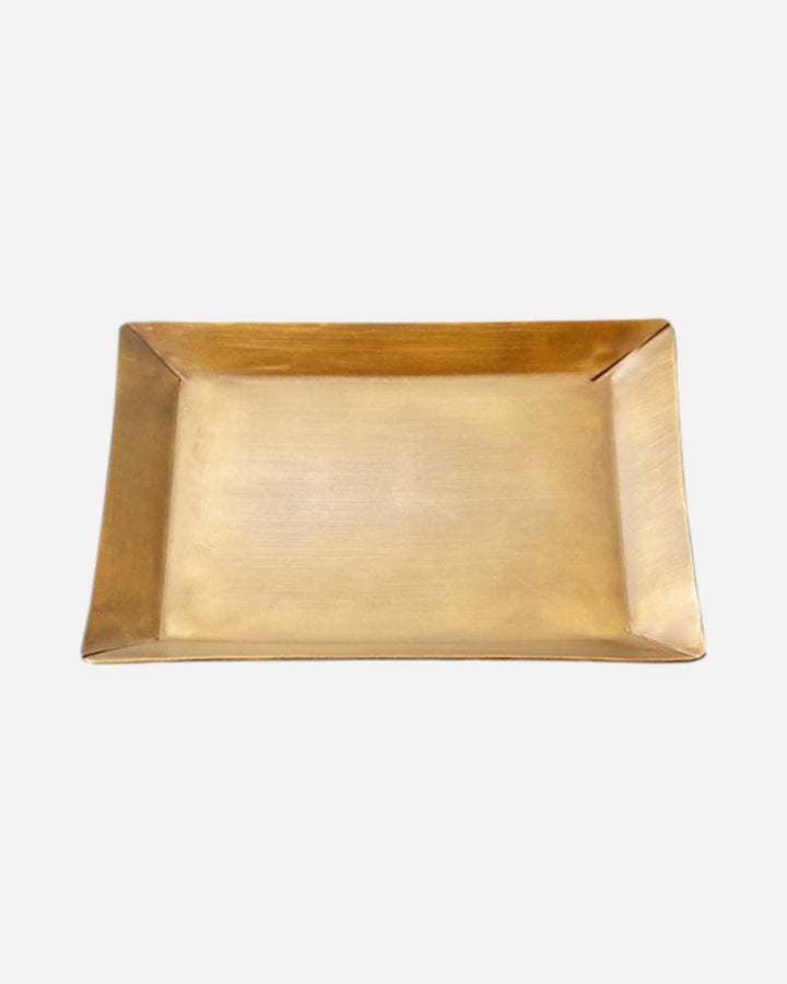 Plateau rectangle en laiton - Maison Olive - Plateaux