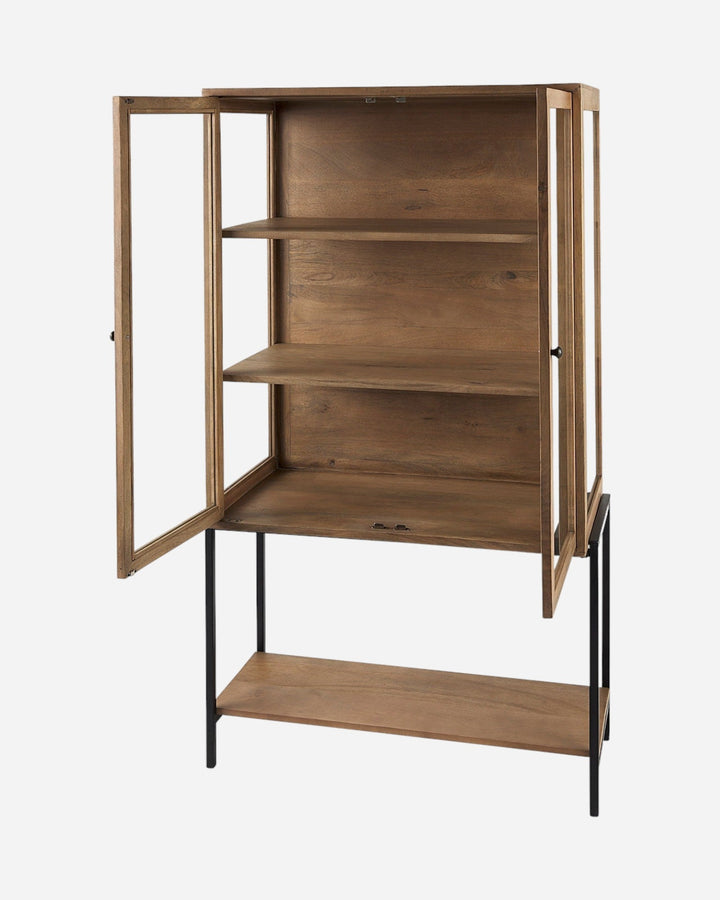 RONU Cabinet - Brun Pâle - Maison Olive - Armoires, Cabinets et Étagères