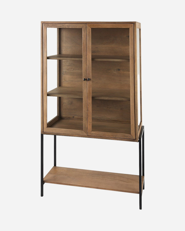 RONU Cabinet - Brun Pâle - Maison Olive - Armoires, Cabinets et Étagères