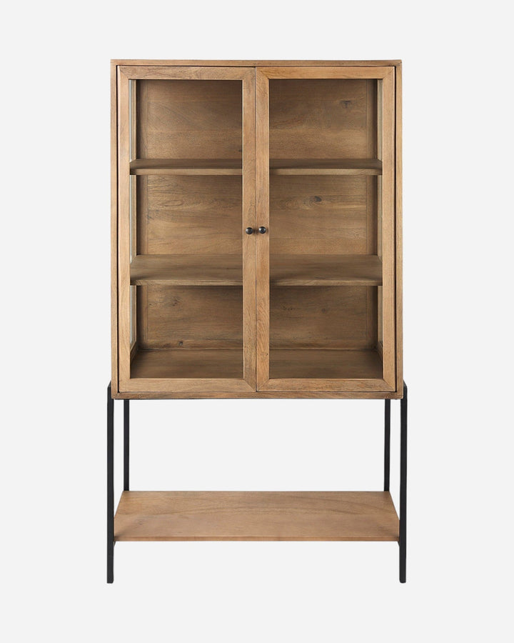 RONU Cabinet - Brun Pâle - Maison Olive - Armoires, Cabinets et Étagères