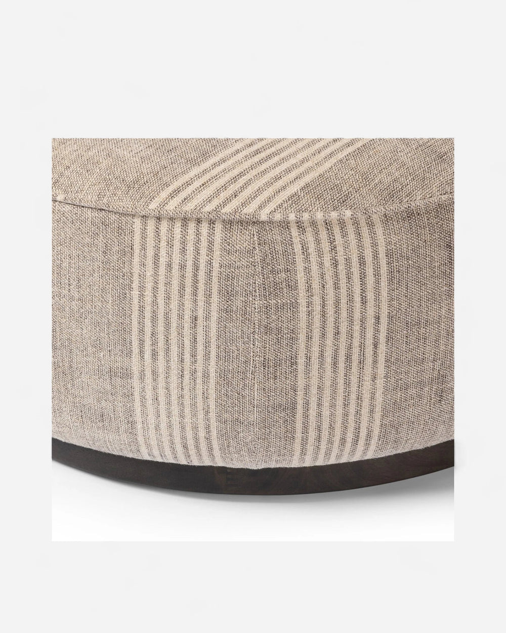 SINCLAIR Large Ottoman rond - Maison Olive - Ottomans