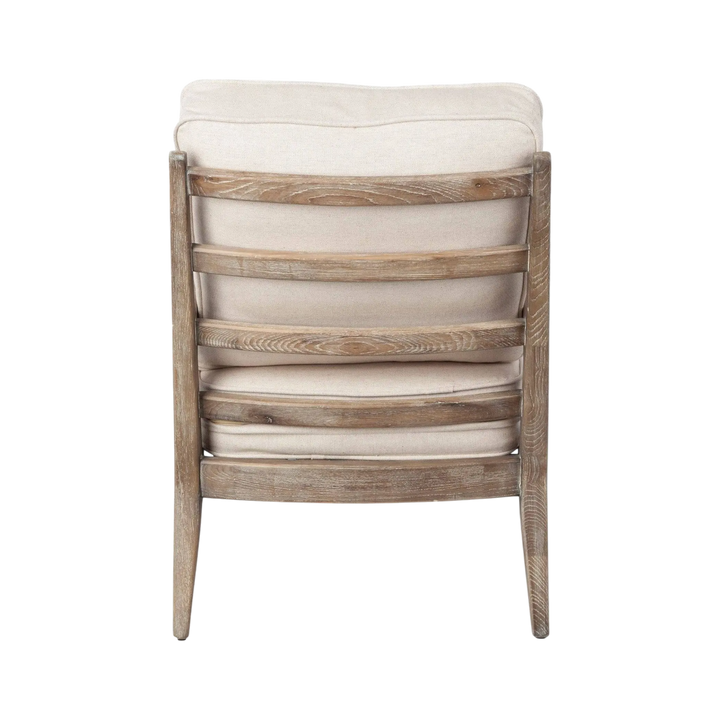 Smith Chaise d'accent Cuir Tissu