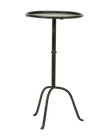 Table ronde d'appoint en métal