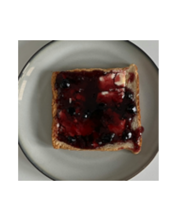 tartinade bleuet-dimanche matin-fait mains