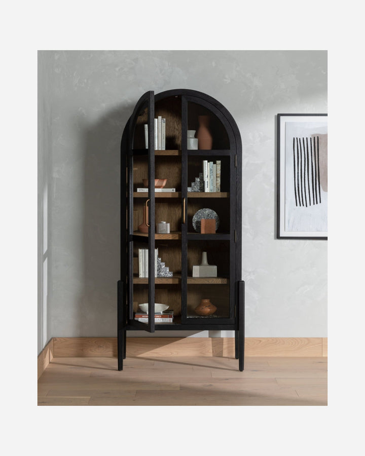 TARTOP Armoire - Noir - Maison Olive - Armoires, Cabinets et Étagères