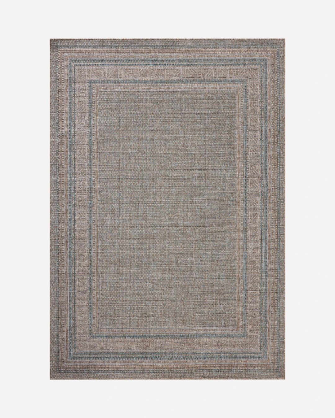 TOPANGA Natural / Teal - Maison Olive - Tapis