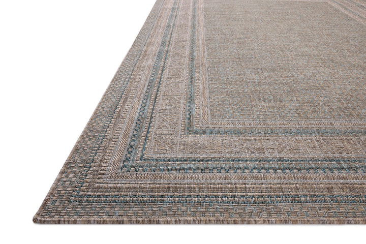 TOPANGA Natural / Teal - Maison Olive - Tapis